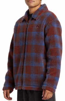 Quiksilver Deck Plaid Fleece Zip Jacket