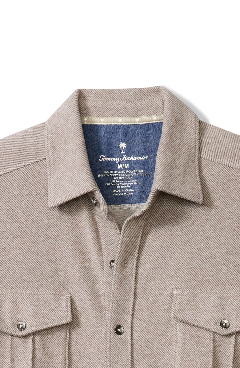 Tommy Bahama Fireside Coast Flannel Button-Up Shirt, Alternate, color, Trophy Cup