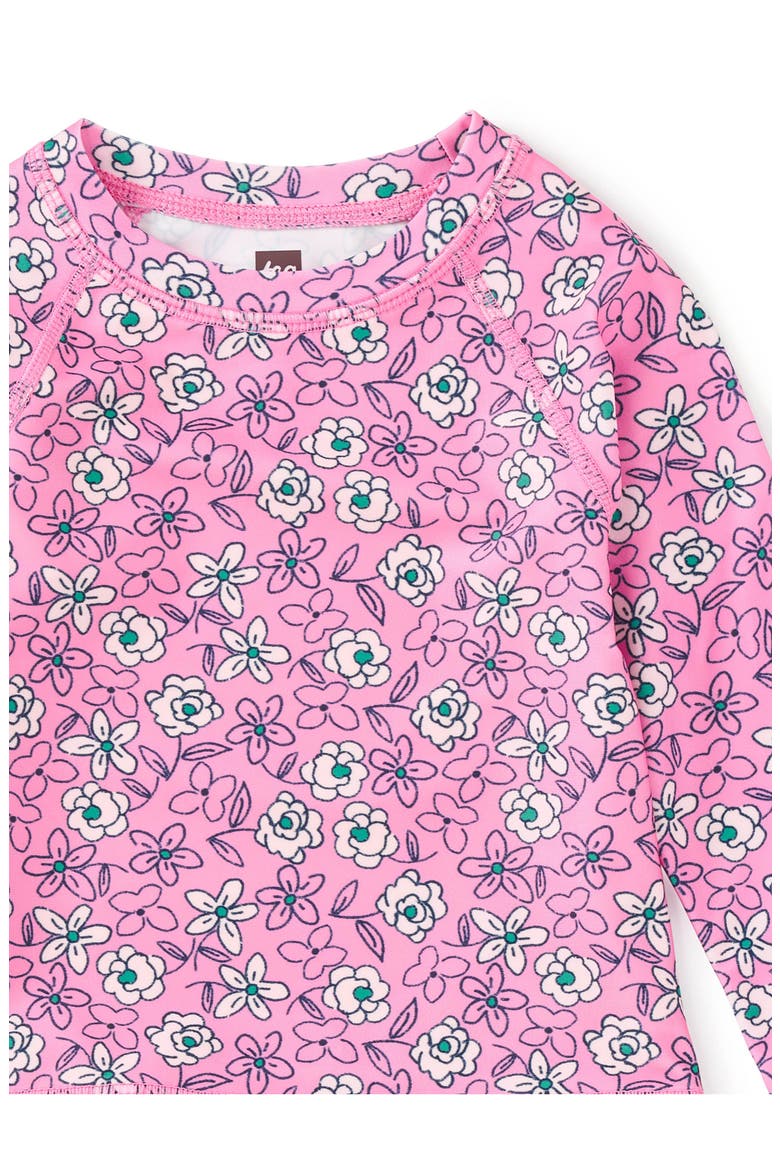 Rash Guard Baby Swim Set, Alternate, color, Carnation Toss