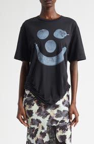 Collina Strada Katina Duo Storm Flower Drip Organic Cotton Graphic T-Shirt