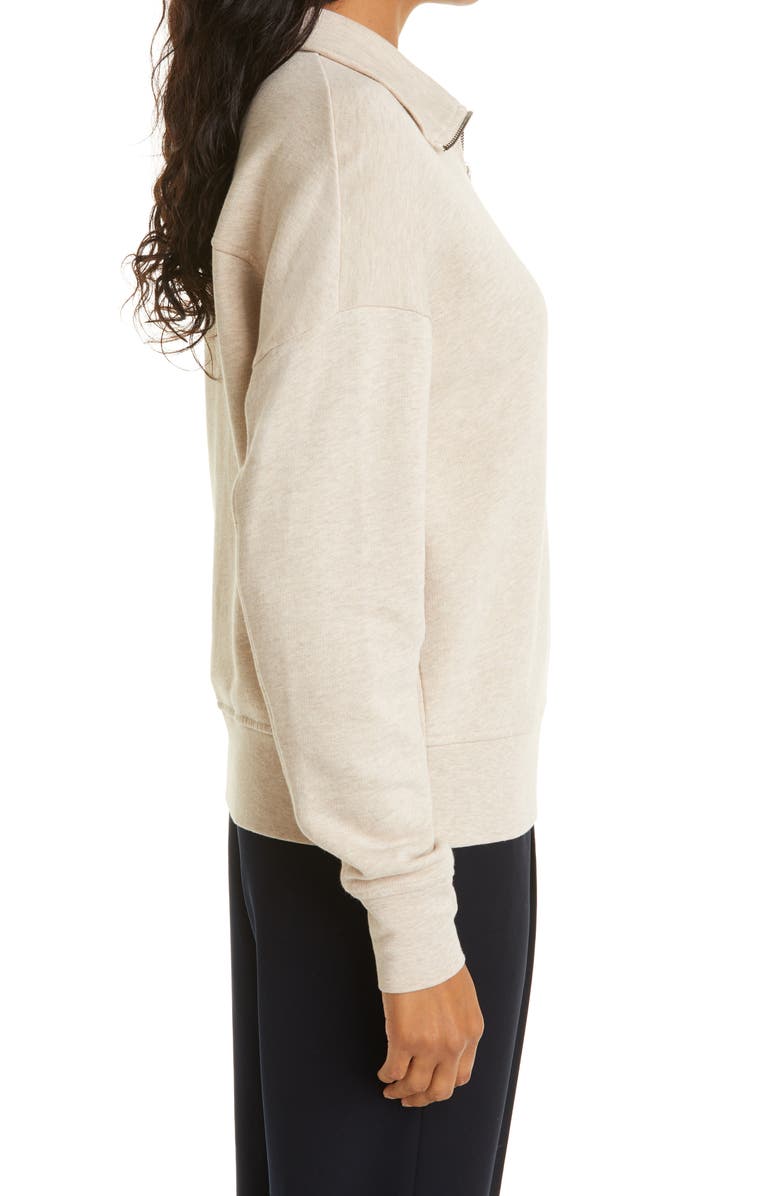 Vince Cotton Half-Zip Pullover, Alternate, color, 