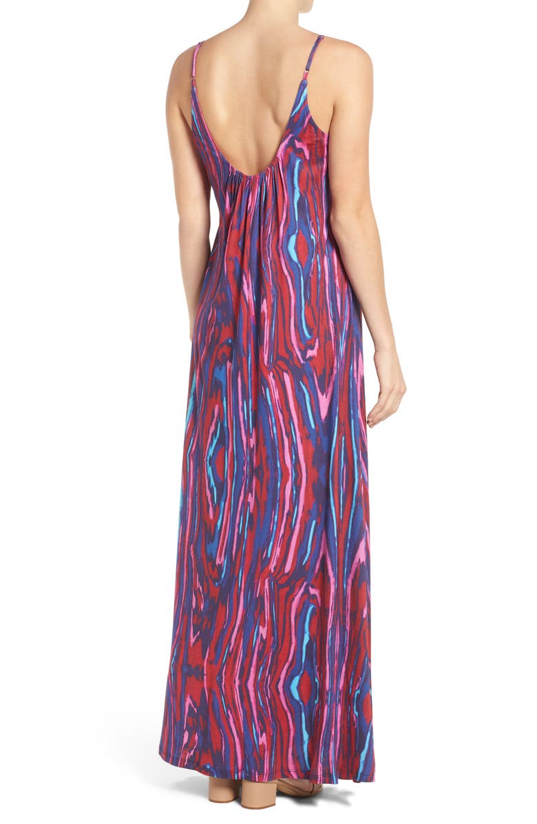 Felicity & Coco Print Jersey A-Line Maxi Dress, Alternate, color, 
