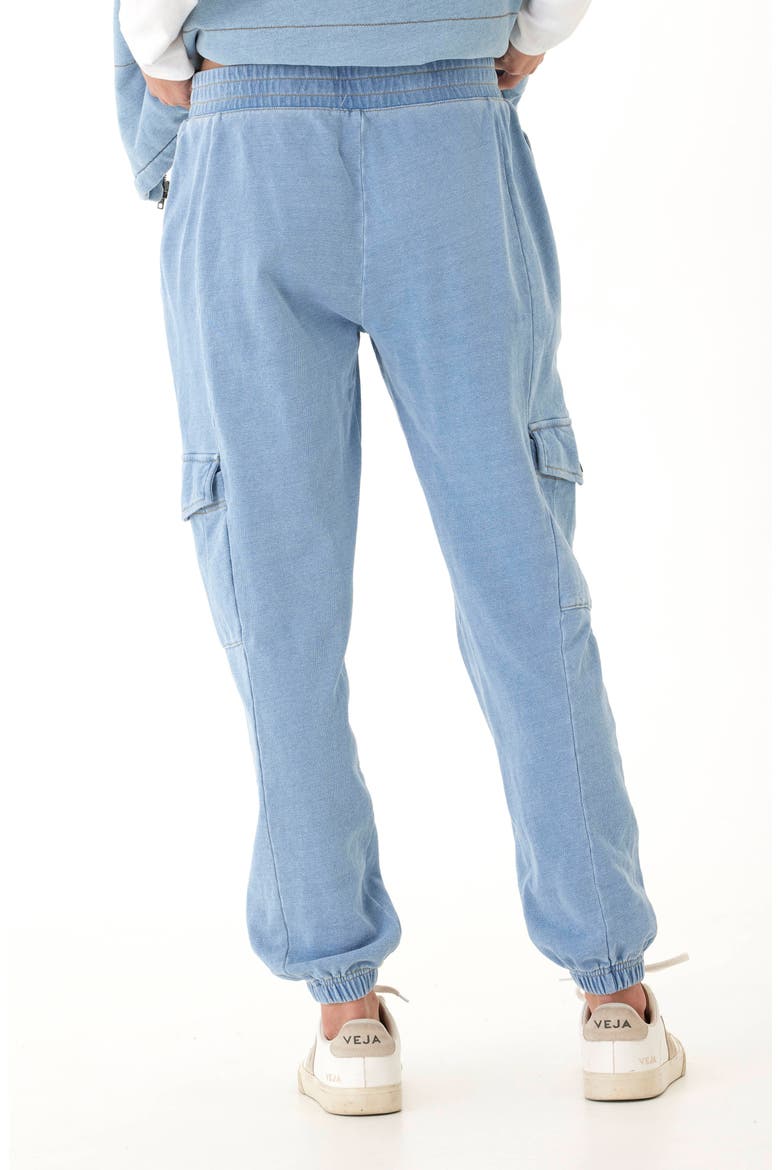 Daphne Denim Joggers, Alternate, color, LIGHT WASH