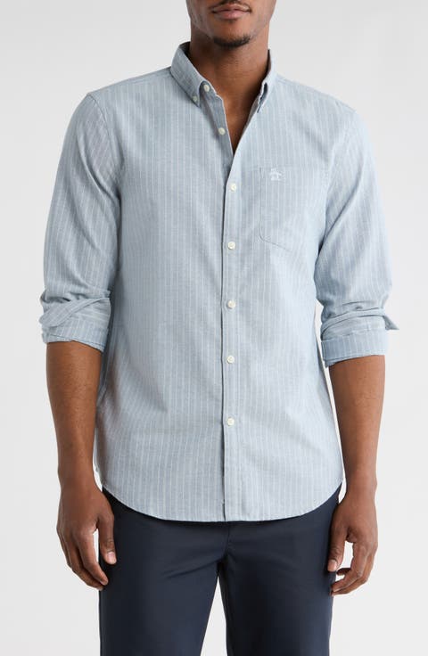 Stripe Button-Down Shirt