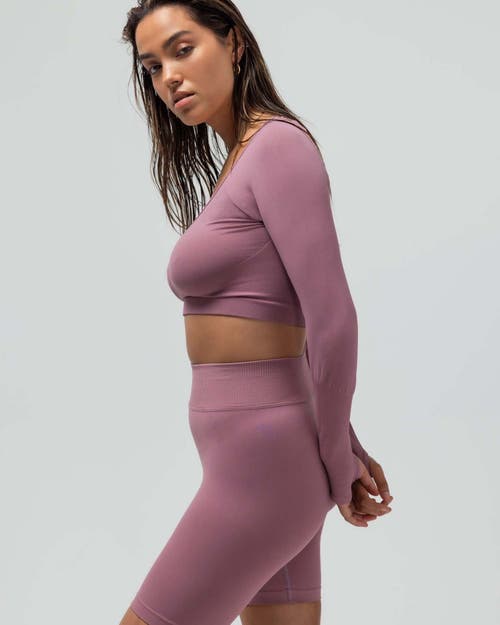 Reformer Jersey Biker Short In Purple