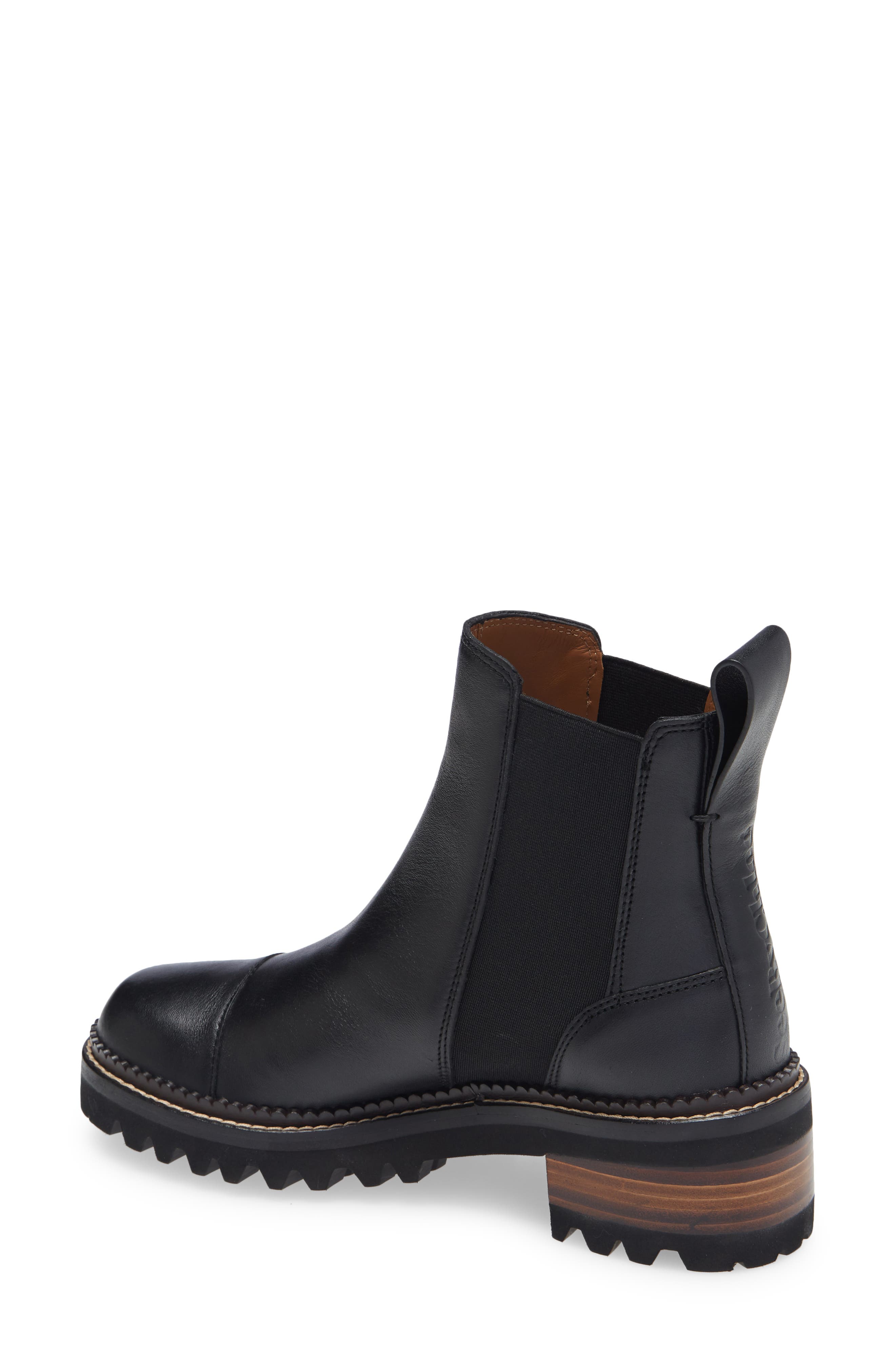 See by Chloé Mallory Lug Chelsea Boot, Alternate, color, 