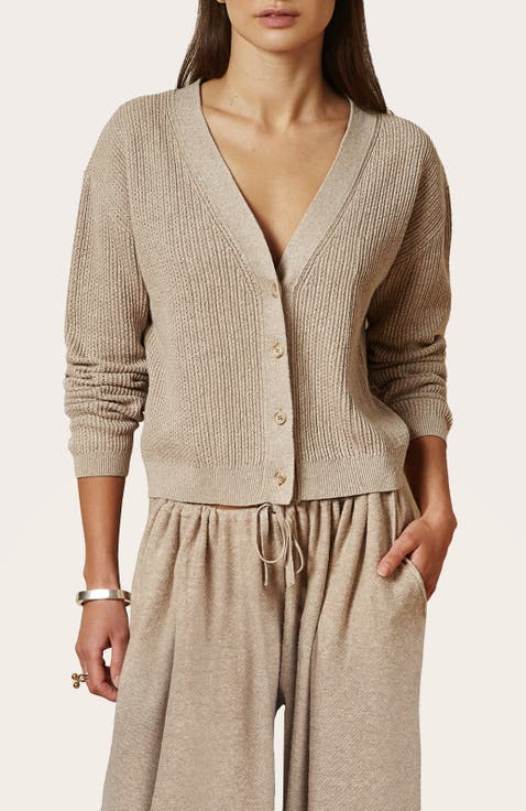 Women's Linen Blend Cardigan Sweaters | Nordstrom