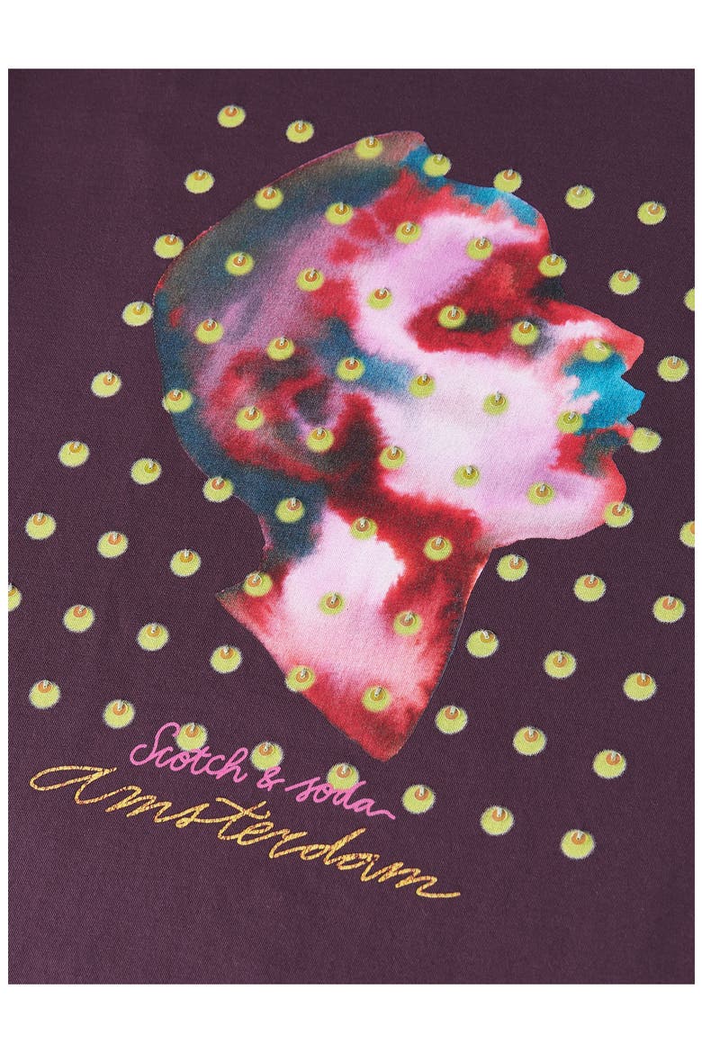 Band Artwork Graphic Tee, Alternate, color, PLUM PERFECT