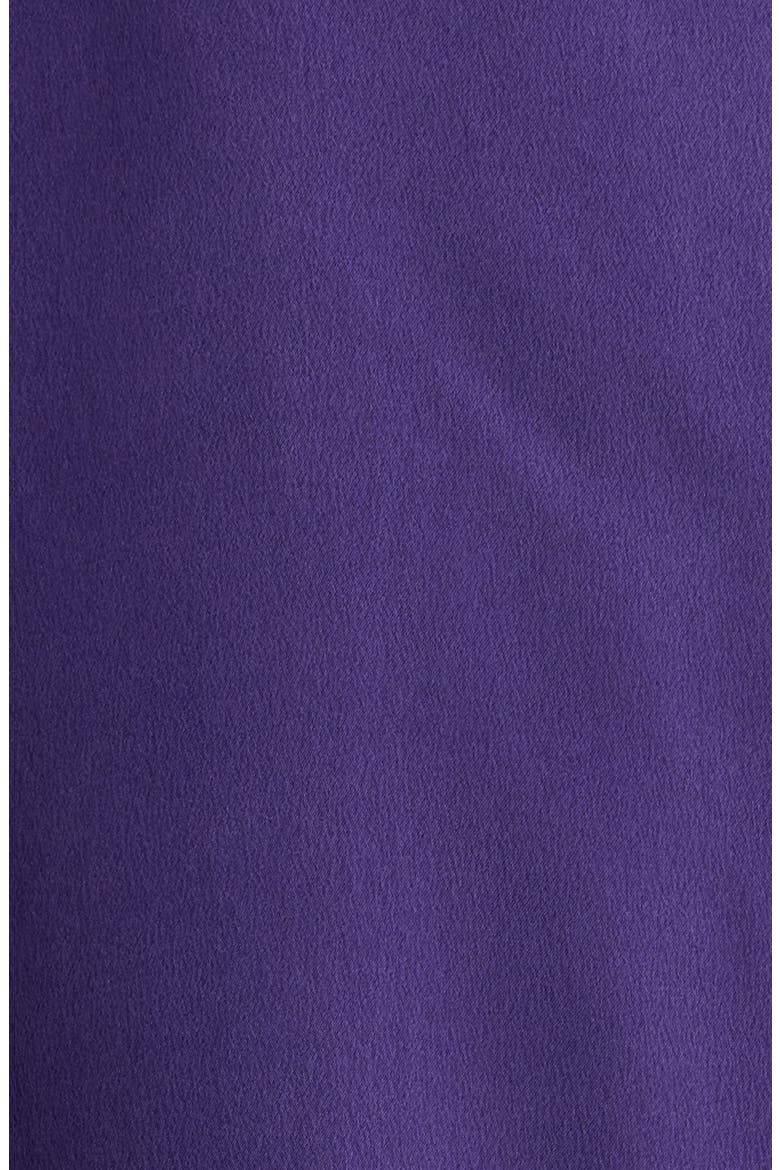 Piped Washable Silk Pajamas, Alternate, color, FLYING FIG/ LILAC HAZE