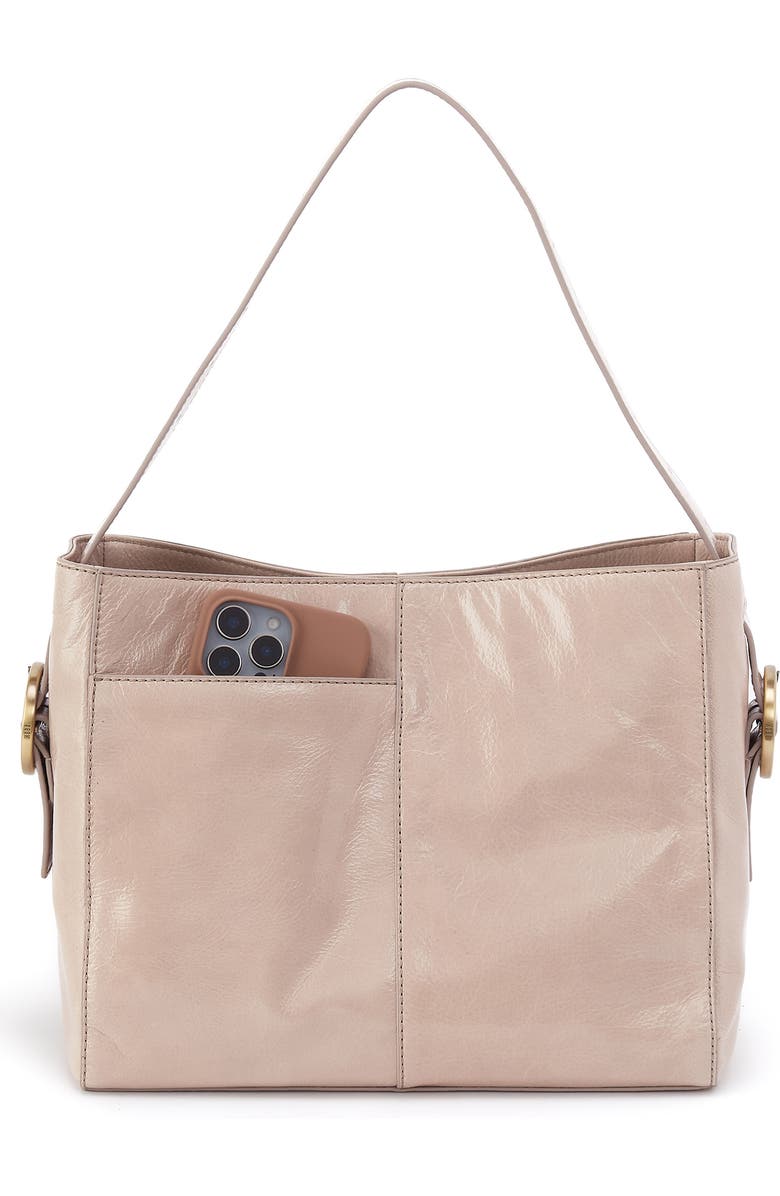 HOBO Render Leather Hobo Bag, Alternate, color, Stone Gloss