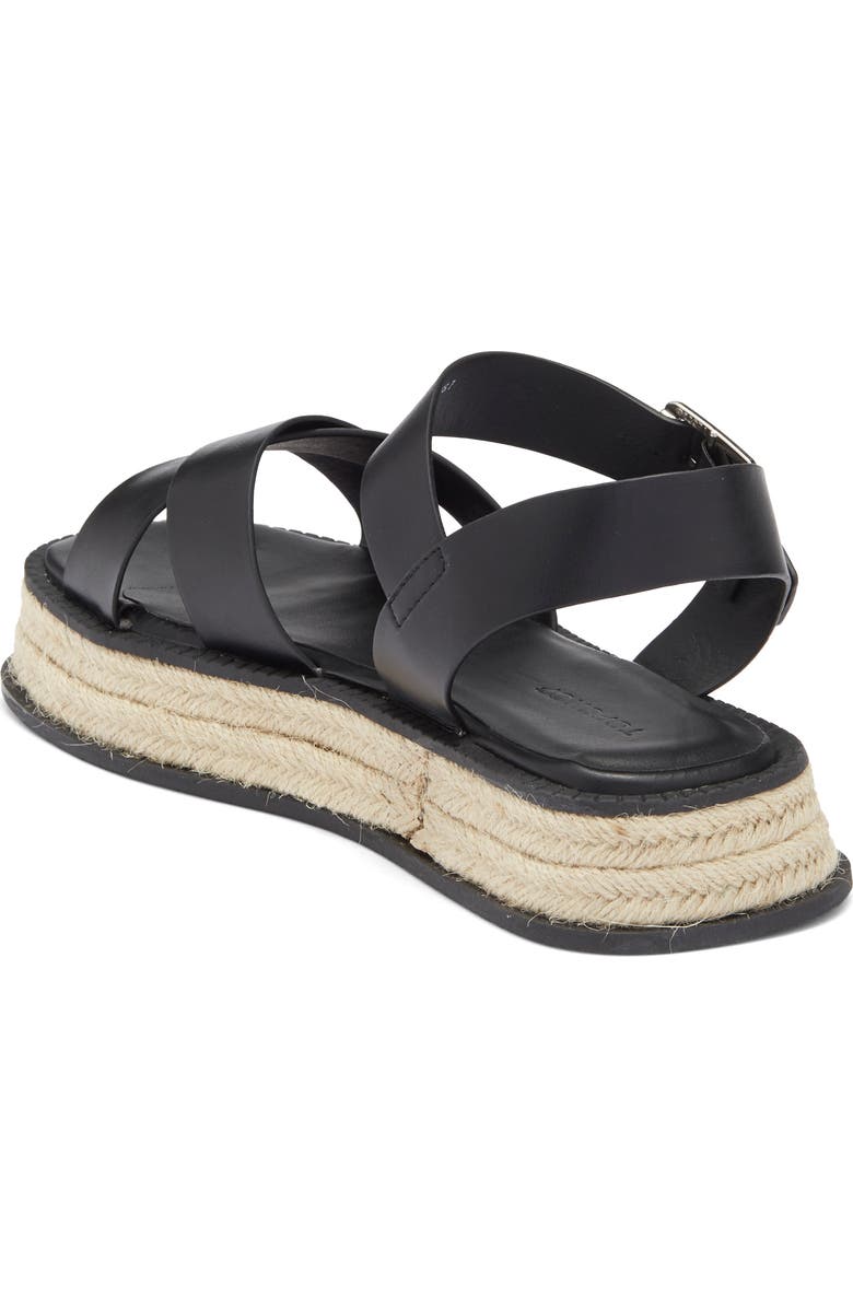 Topshop Jenna Espadrille Flatform Sandal, Alternate, color,