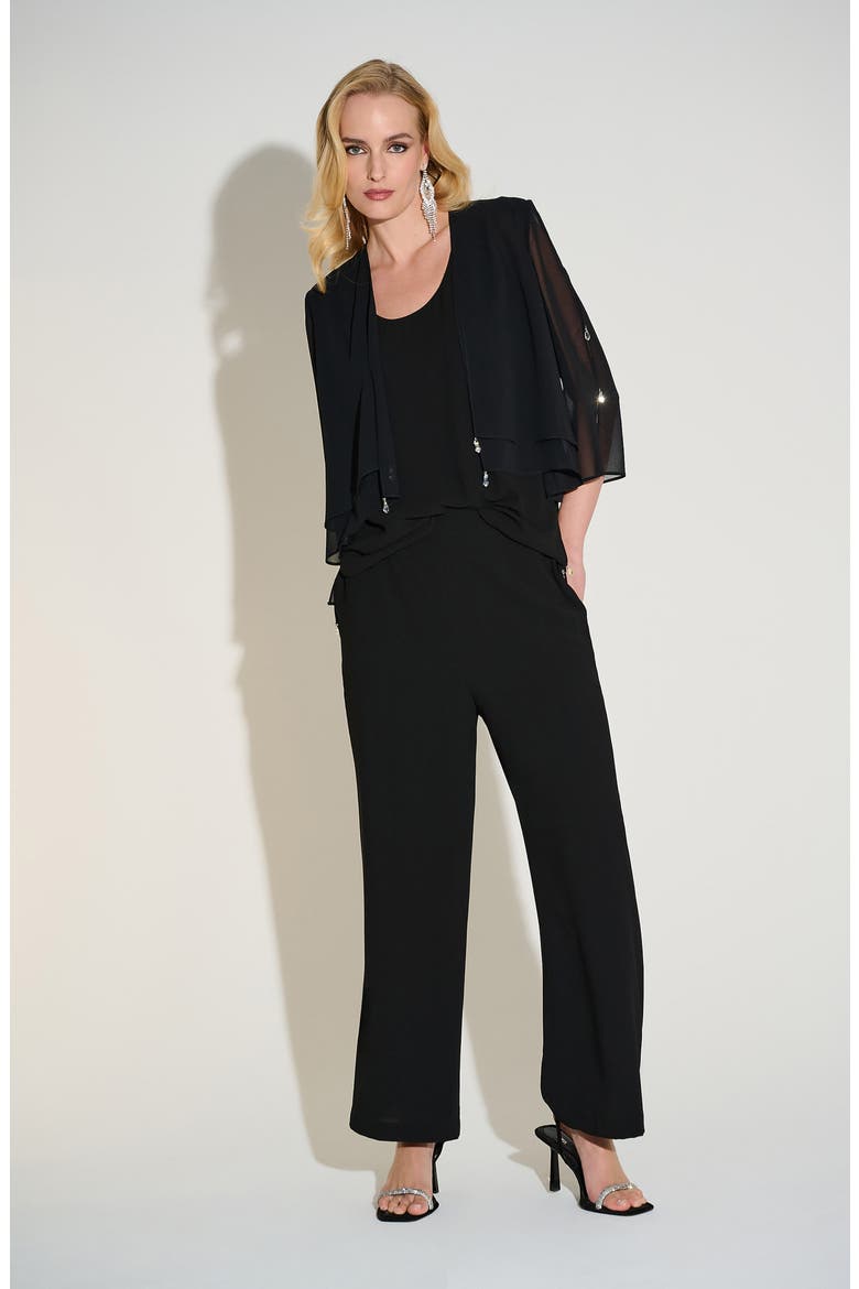 Straight Leg Pants, Alternate, color, BLACK