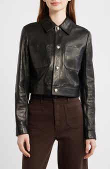 The Small Crop Leather Jacket