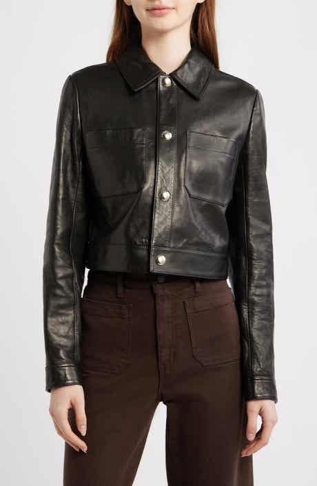 The Small Crop Leather Jacket
