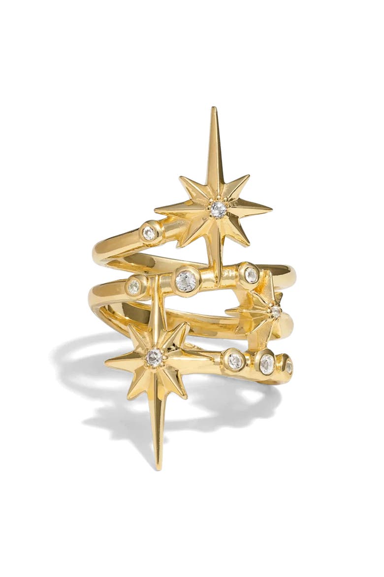 Cosmic Wrap Ring, Main, color, 14K GOLD VERMEIL