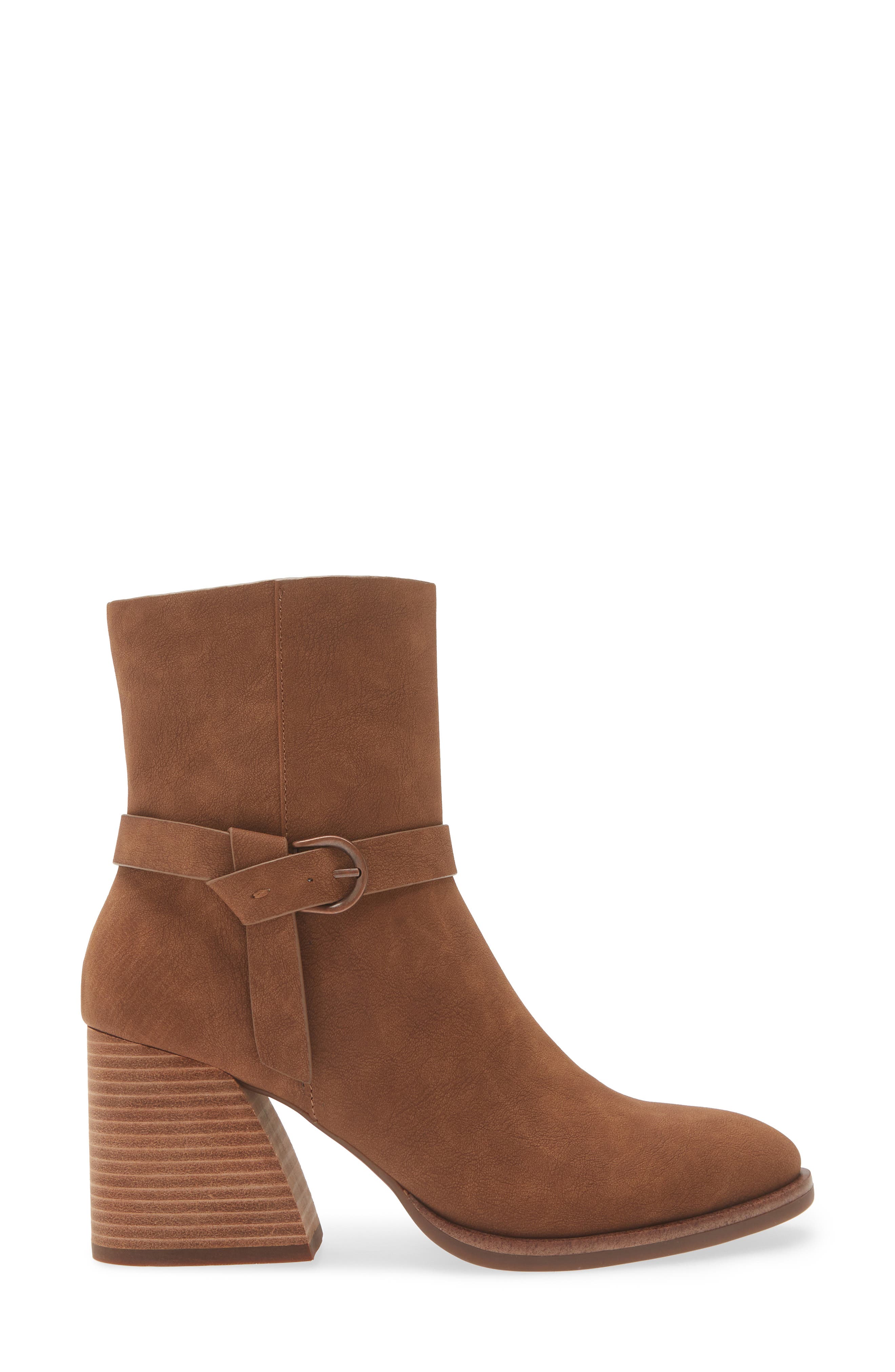 Suzi Bootie, Alternate, color, BROWN NUBUCK