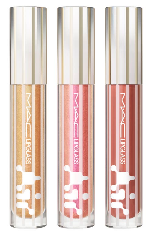 Mac Cosmetics Gloss Enthusiast Lipglass Air Trio $78 Value