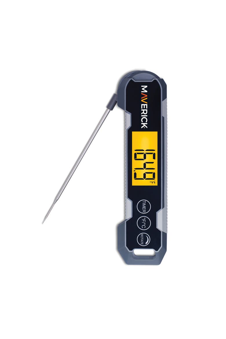 Temp & Time Thermocouple Instant Read Thermometer, Main, color, Grey