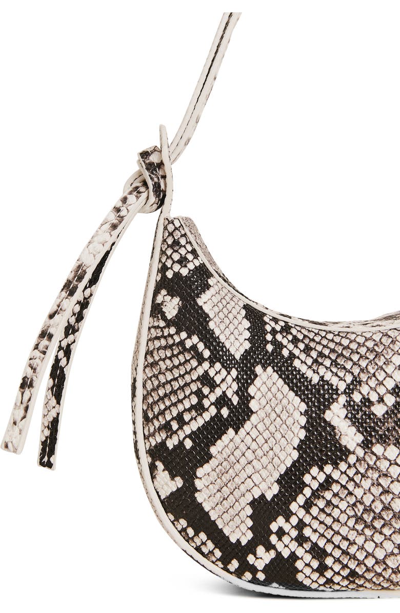 Reformation Mini Rosetta Leather Shoulder Bag, Alternate, color,