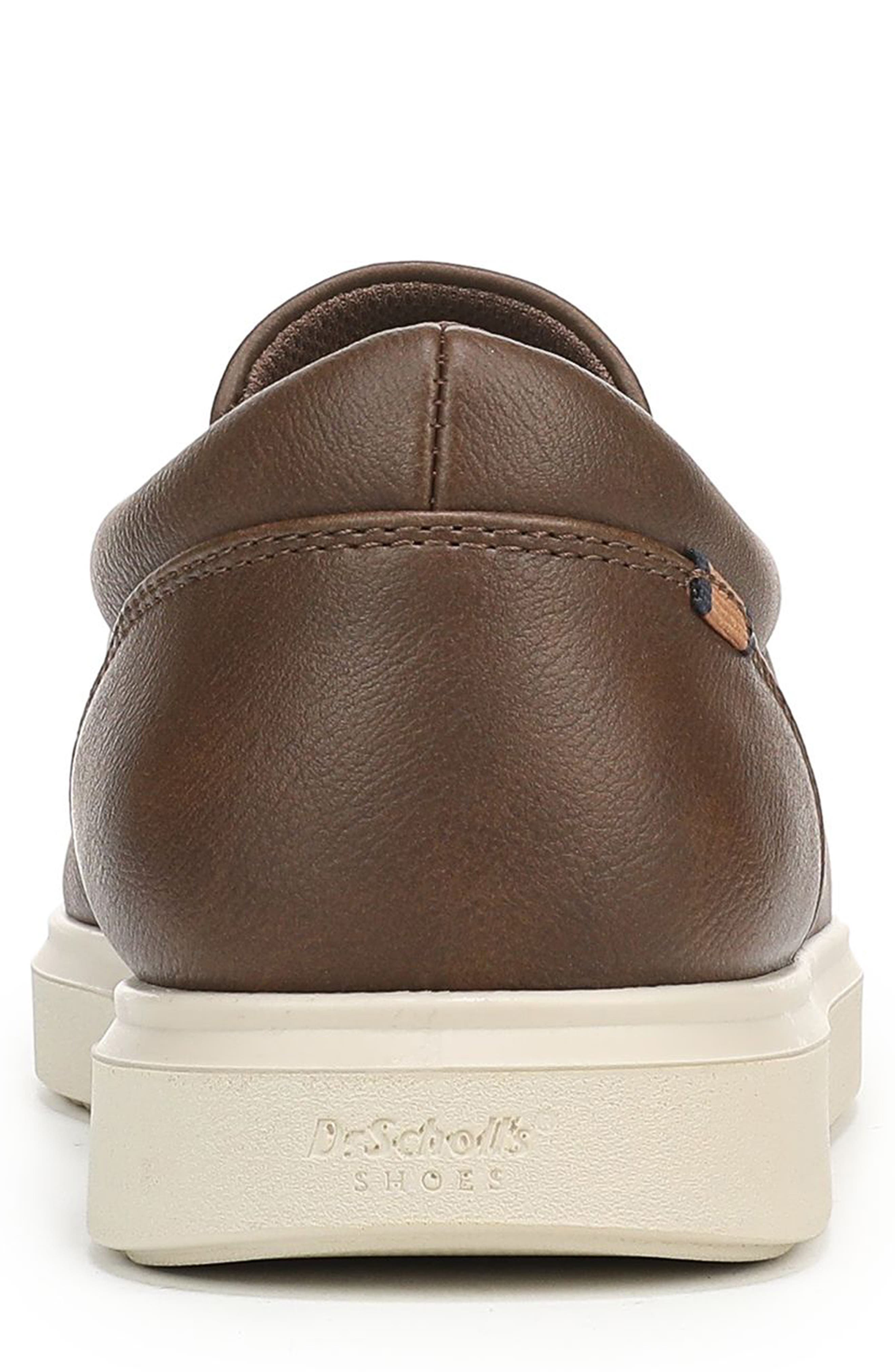 Dr. Scholl's City Cloud Slip-On Sneaker, Alternate, color, Dark Brown Faux Leather