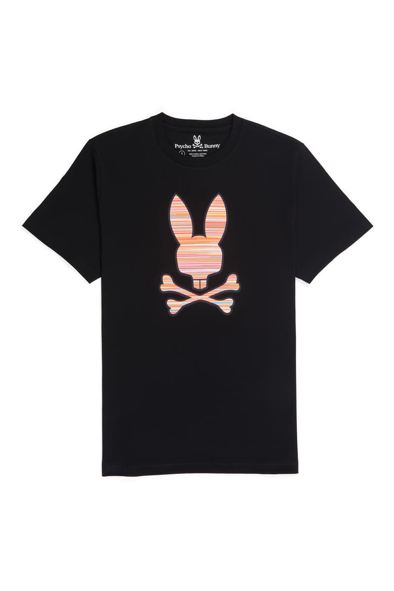 Newell Bunny Cotton Graphic Tee, Main, color, BLACK