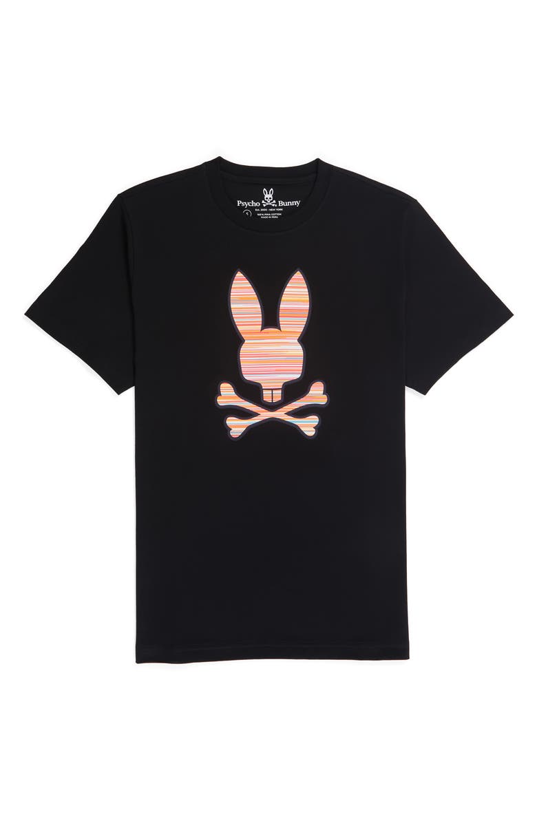 Psycho Bunny Newell Bunny Cotton Graphic Tee, Main, color,
