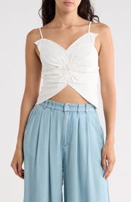 Young, Fabulous & Broke Fleur Linen Blend Top