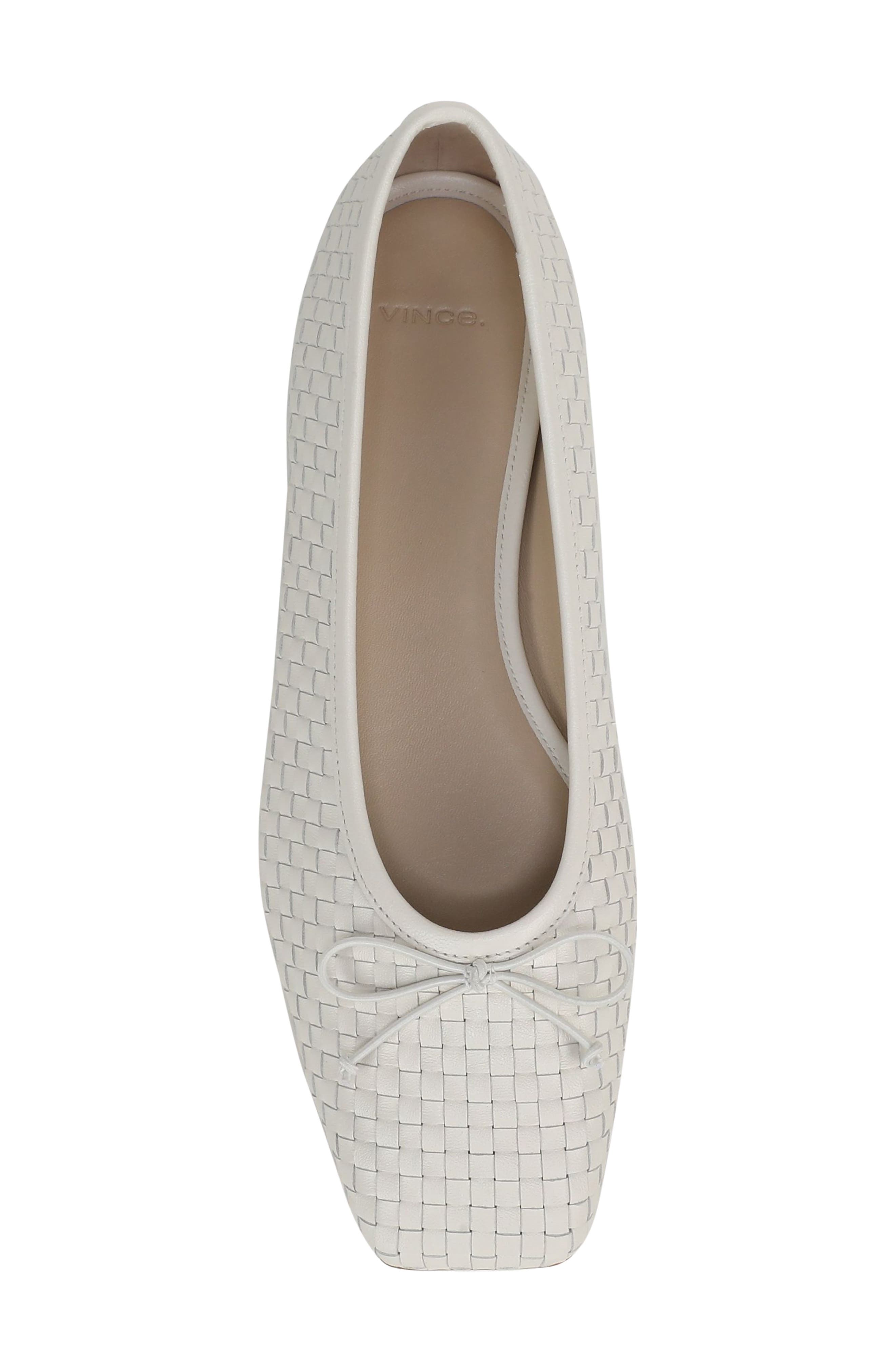 Darla Weave Ballet Flat, Alternate, color, MILK
