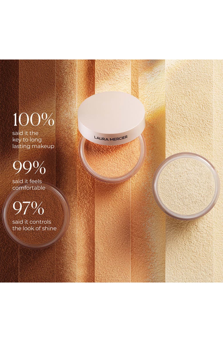 Laura Mercier Jumbo Translucent Loose Setting Powder Ultra-Blur Talc-Free Set $93 Value, Alternate, color, Medium Deep