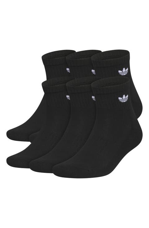 Gender Inclusive Assorted 6-Pack Original Trefoil Crew Socks