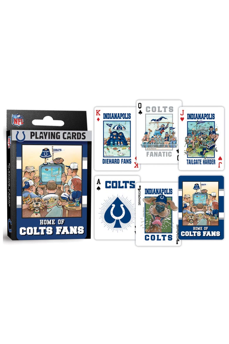 Indianapolis Colts Fan Playing Cards, Alternate, color, Multicolor