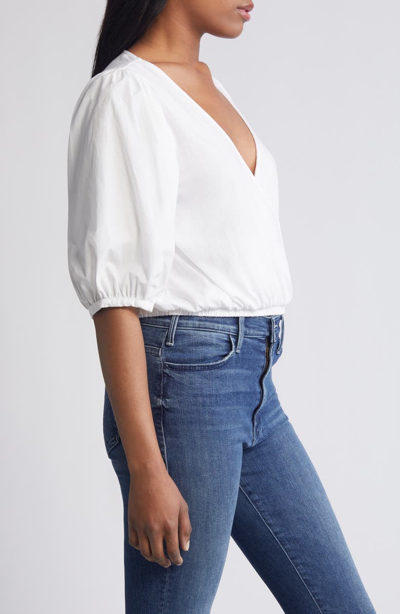 Nation LTD Charlene Puff Sleeve Organic Cotton Top, Alternate, color, 