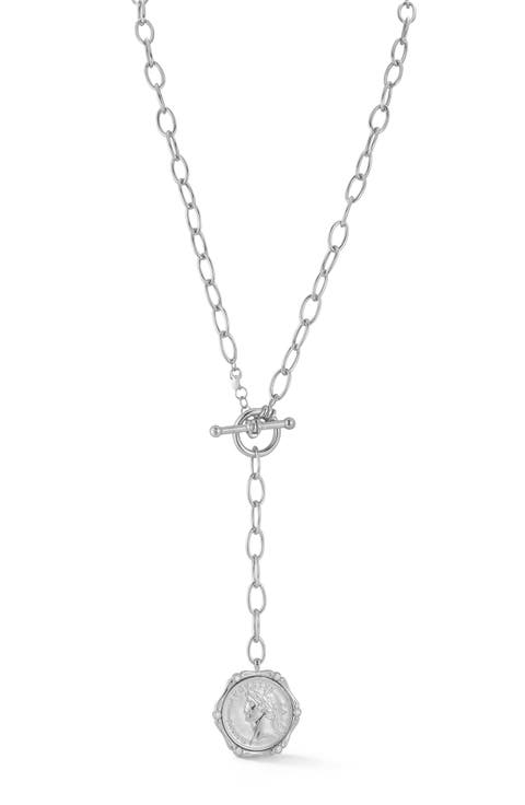 Coin Lariat Necklace