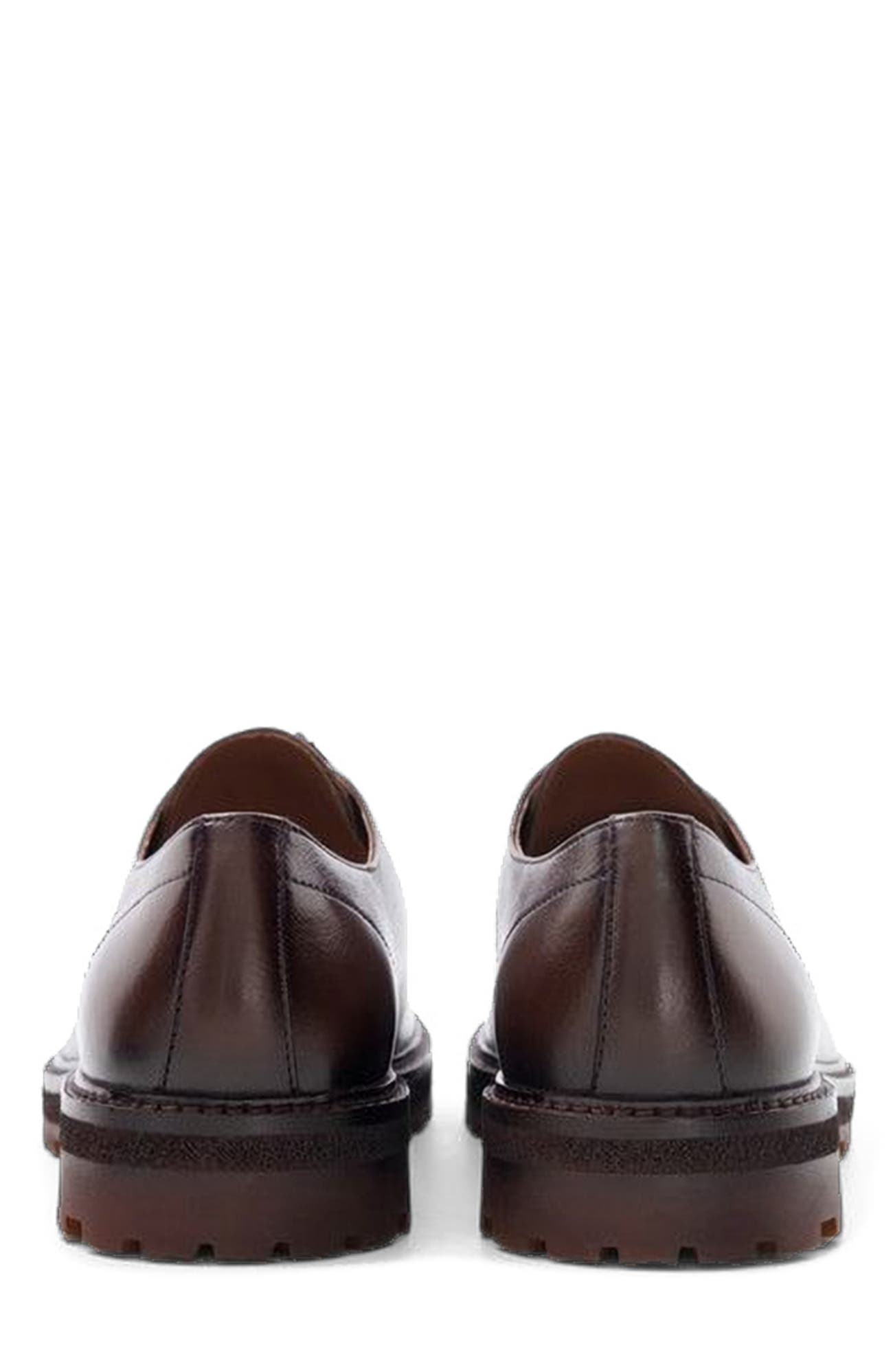 Harlan Moc Derby, Alternate, color, Brown Leather