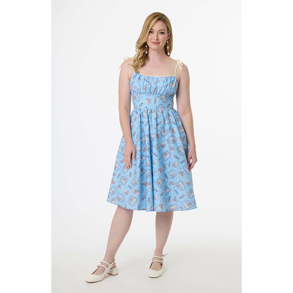 UNIQUE VINTAGE UNIQUE VINTAGE 1950S COTTON SWING DRESS