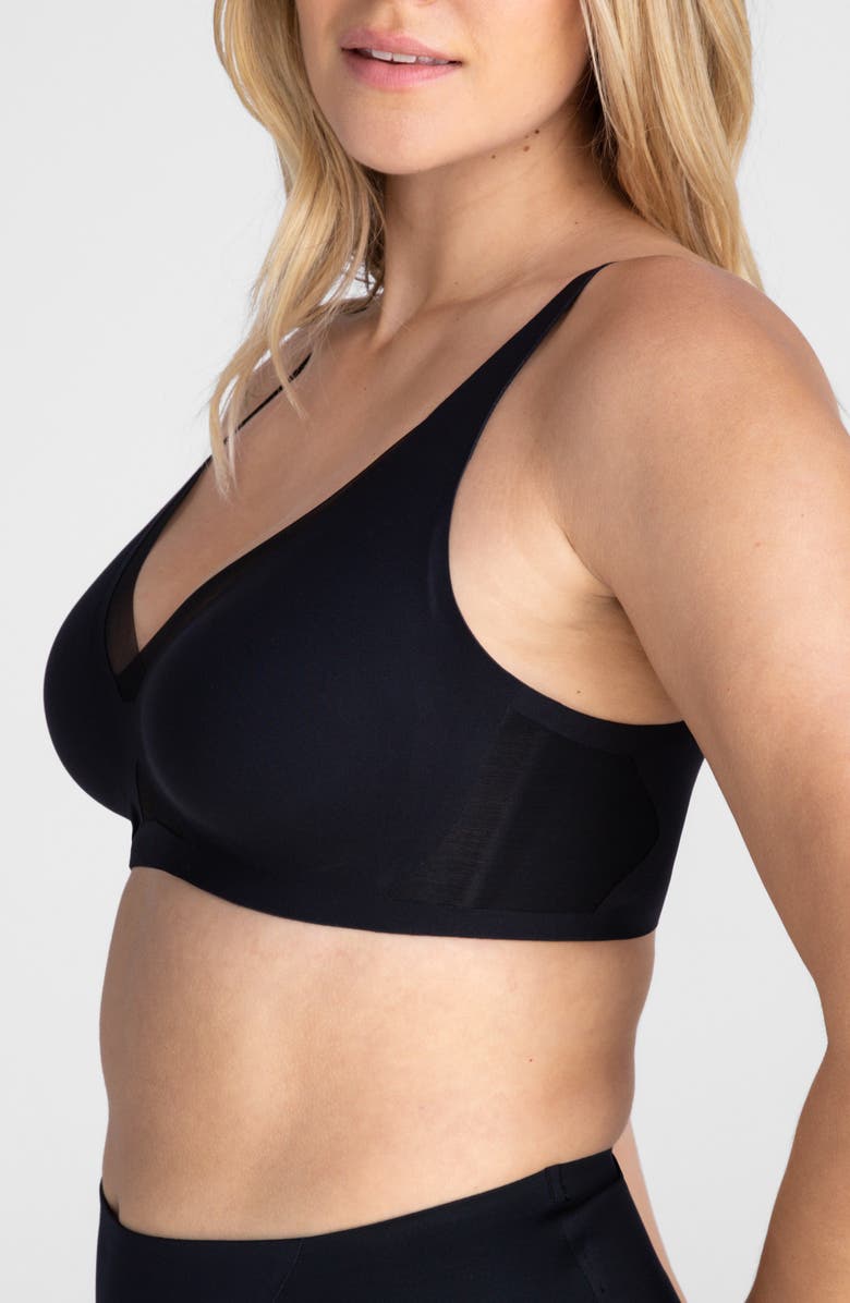 Honeylove Crossover V-Neck Bra, Alternate, color, 