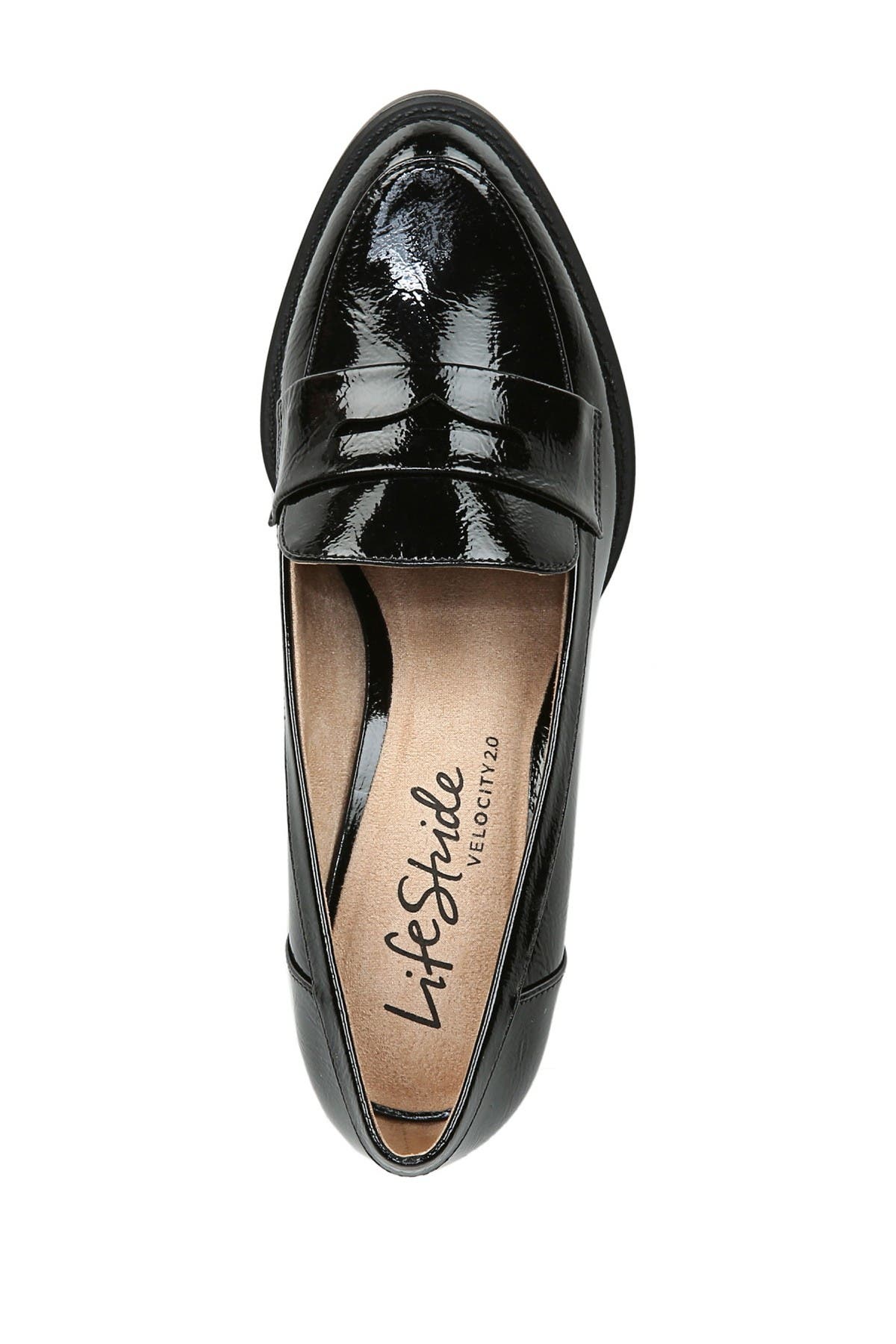 Hudson Block Heel Loafer - Wide Width Available, Alternate, color, BLACK