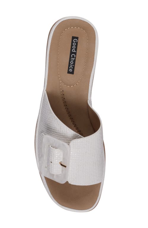 Gc Shoes Teri Wedge Sandal In White
