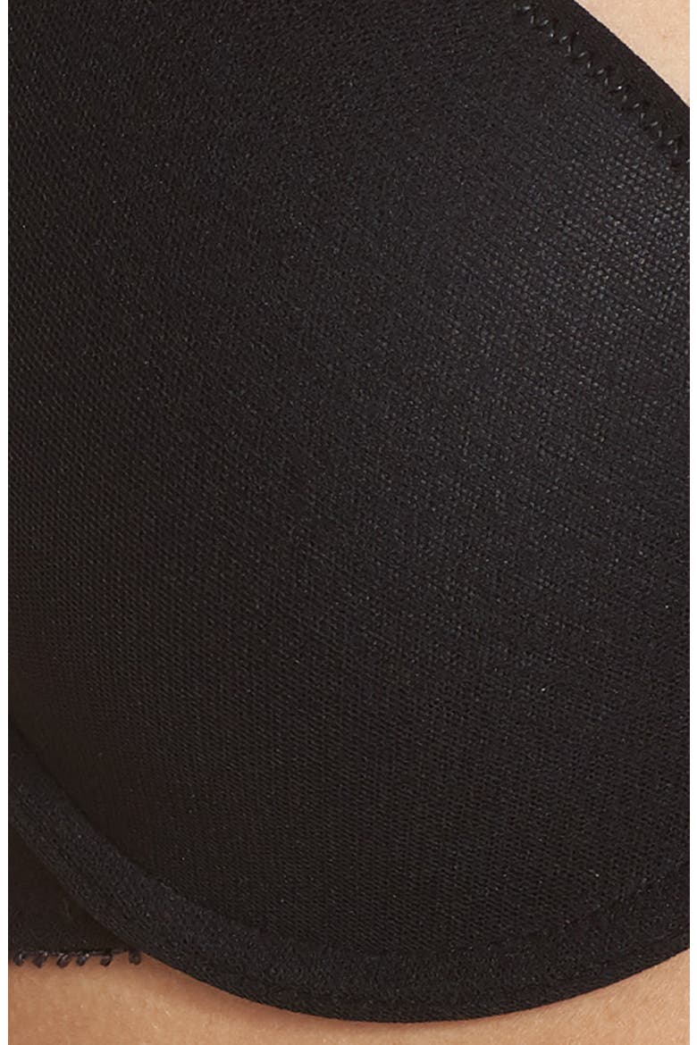 Bump It Up Underwire Push-Up Bra, Alternate, color, BLACK