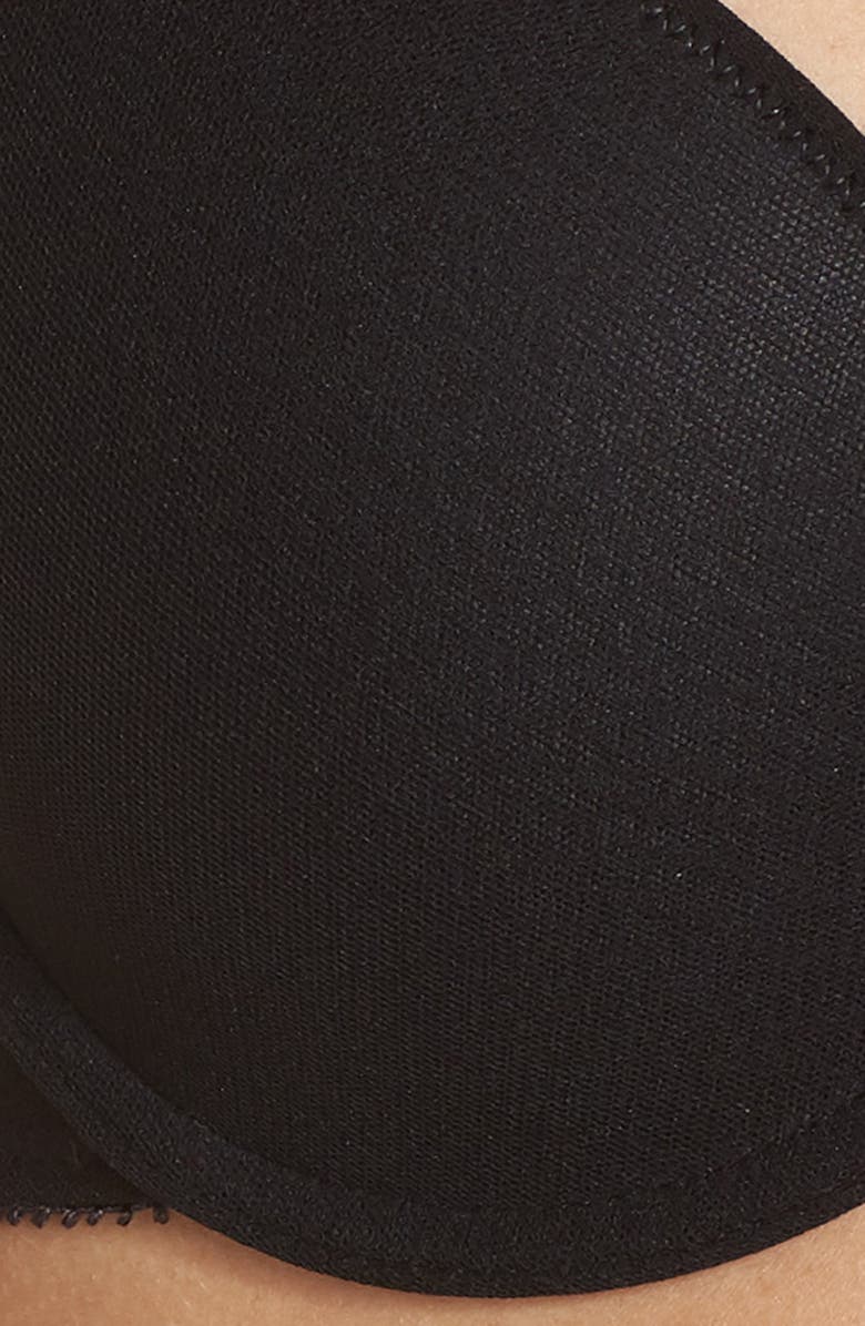 On Gossamer Bump It Up Underwire Push-Up Bra, Alternate, color, Black