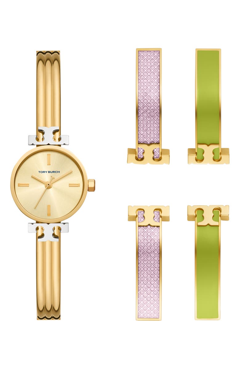 Tory Burch The Kira Bangle Watch Set, 22mm, Main, color,