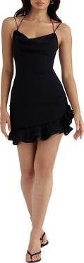 HOUSE OF CB Rossella Ruffle Minidress