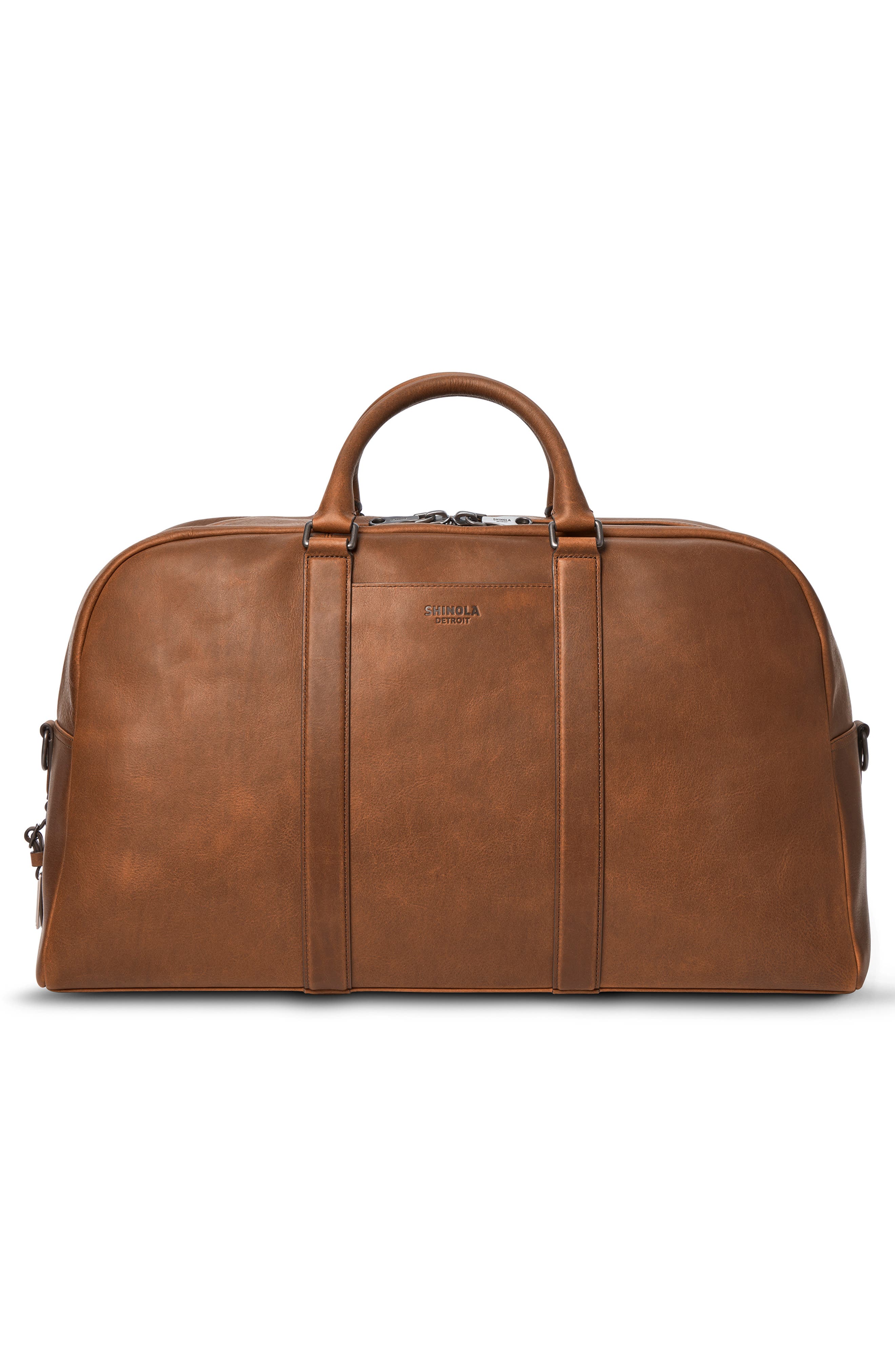 Shinola Runwell Navigator Duffle, Alternate, color, Medium Brown