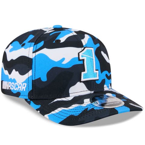 Men's New Era Ross Chastain  Blue Camo 9SEVENTY Stretch-Snap Hat