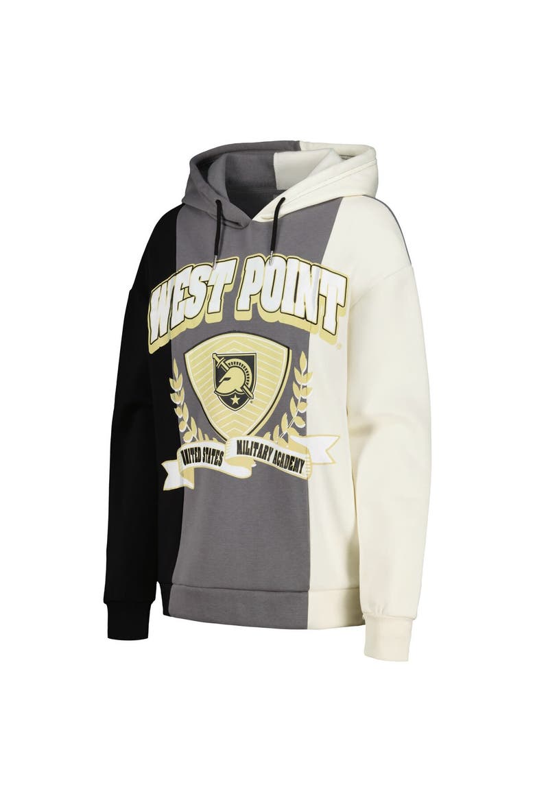 Women's Gameday Couture Black Army Black Knights Hall of Fame Colorblock Pullover Hoodie, Alternate, color, Black