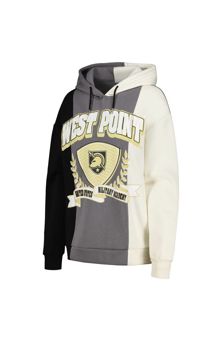 GAMEDAY COUTURE Women's Gameday Couture Black Army Black Knights Hall of Fame Colorblock Pullover Hoodie, Alternate, color, 