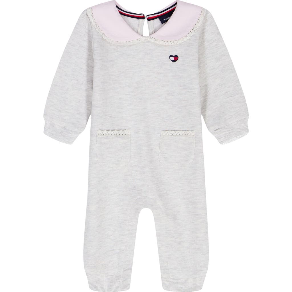 Tommy Hilfiger Fleece Coverall In Gray