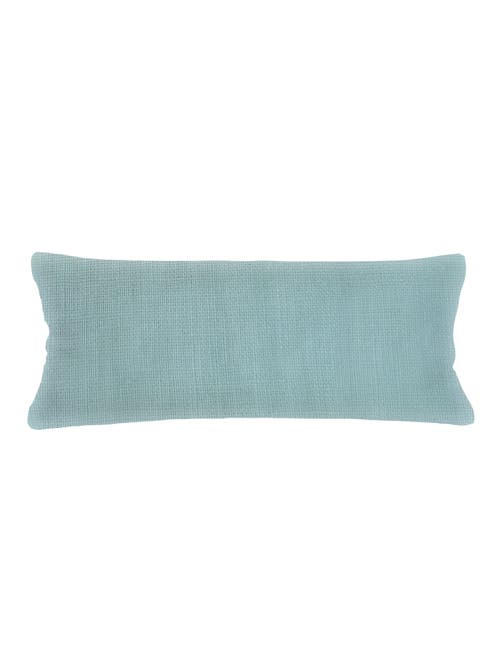 Anaya So Soft Linen Body Pillow With Down Alternative Insert In Mist Blue