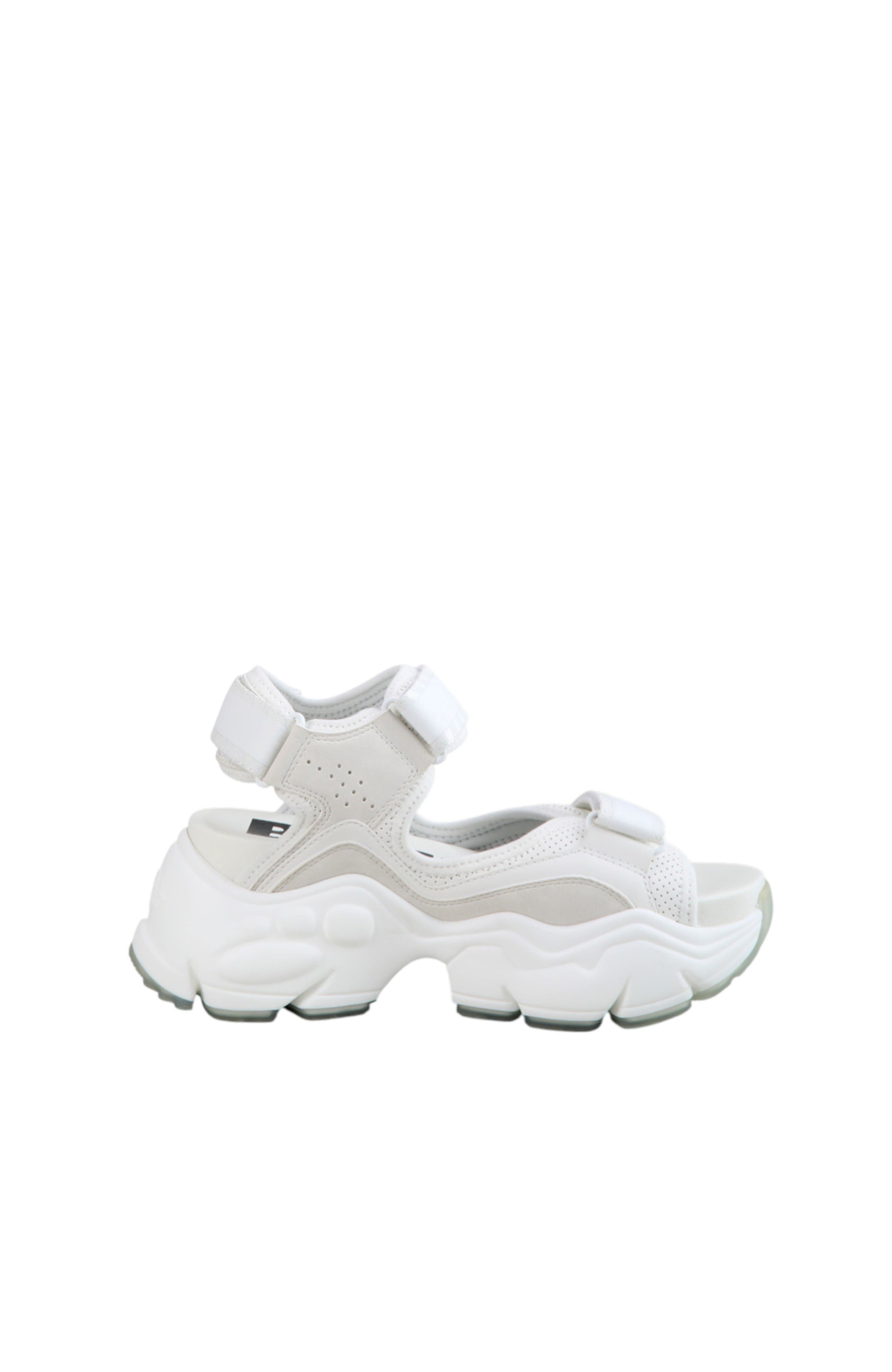 Buffalo Boots Binary 0 Platform Sandal, Alternate, color, White