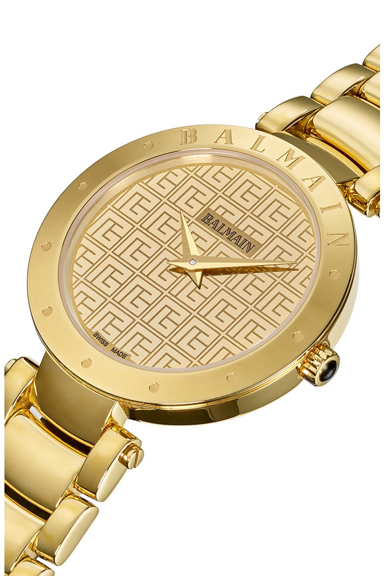 Bijou Bracelet Watch, 33mm, Alternate, color, YELLOW GOLD PVD COATING